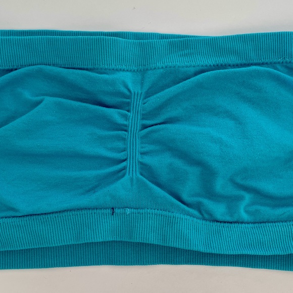 WET SEAL Bright BLUE Strapless BANDEAU Bralette TUBE TOP Size Medium - Picture 4 of 8